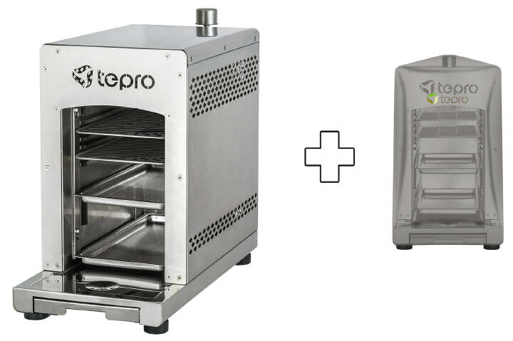 tepro 800° Gas-Steakgrill inkl. Abdeckhaube tepro 800° Gas-Steakgrill inkl. Abdeckhaube